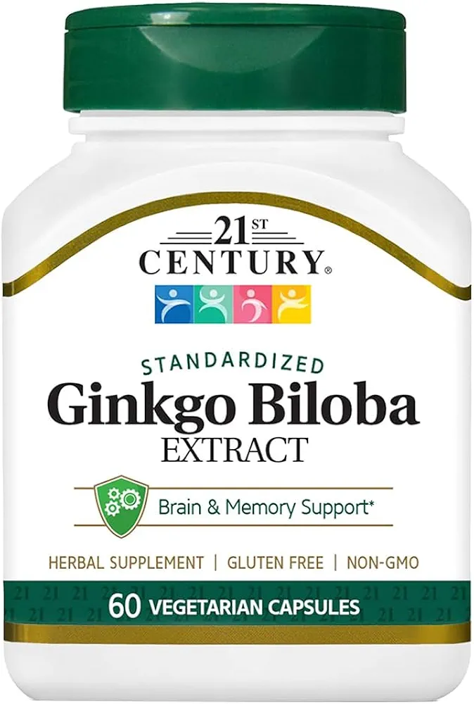 جینکو بیلوبا ۲۱سنتری ۶۰تایی21st Century Ginkgo Biloba 60 Capsules