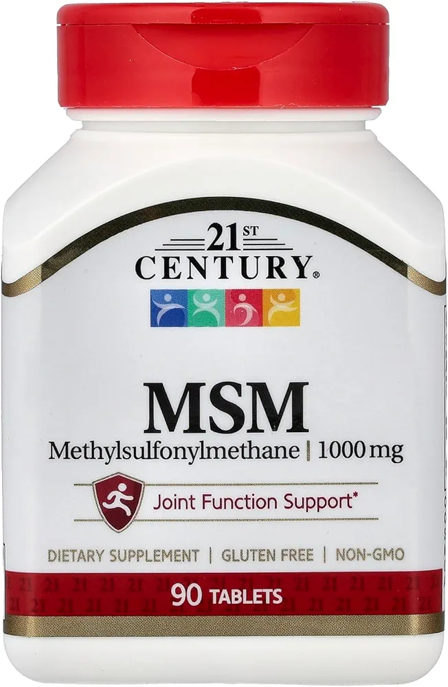 ام اس ام ۲۱سنتری ۹۰تایی21st Century MSM 1000 mg Tablets, 90 Count