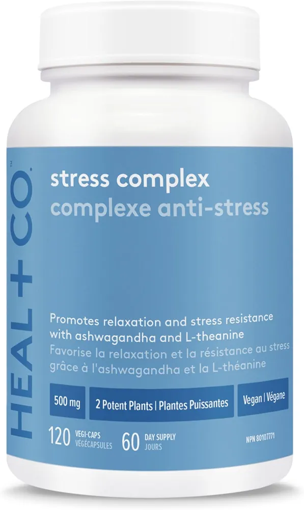 مکمل‌های Heal + Co. Stress Complex Vegi-Caps عددی120