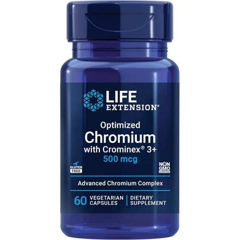 کپسول کروم لایف اکستنشن LIFE EXTENSION Chromium 500mcg with Crominex (60 عددی