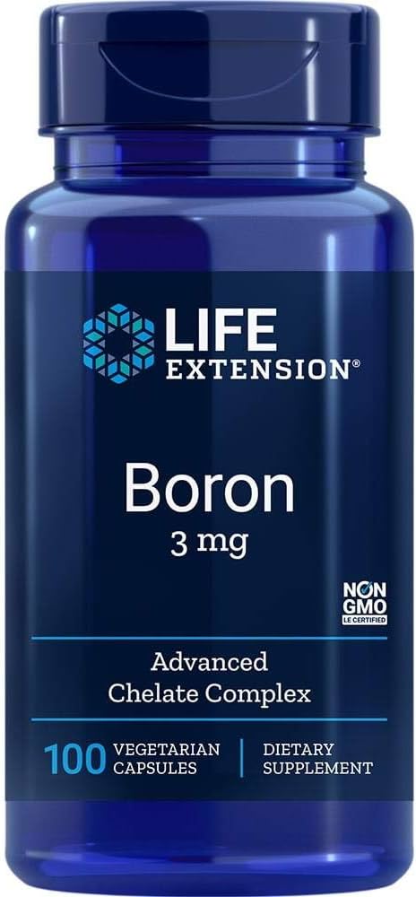 کپسول گیاهی بورون لایف اکستنشن LIFE EXTENSION Boron 3mg (100 عددی)