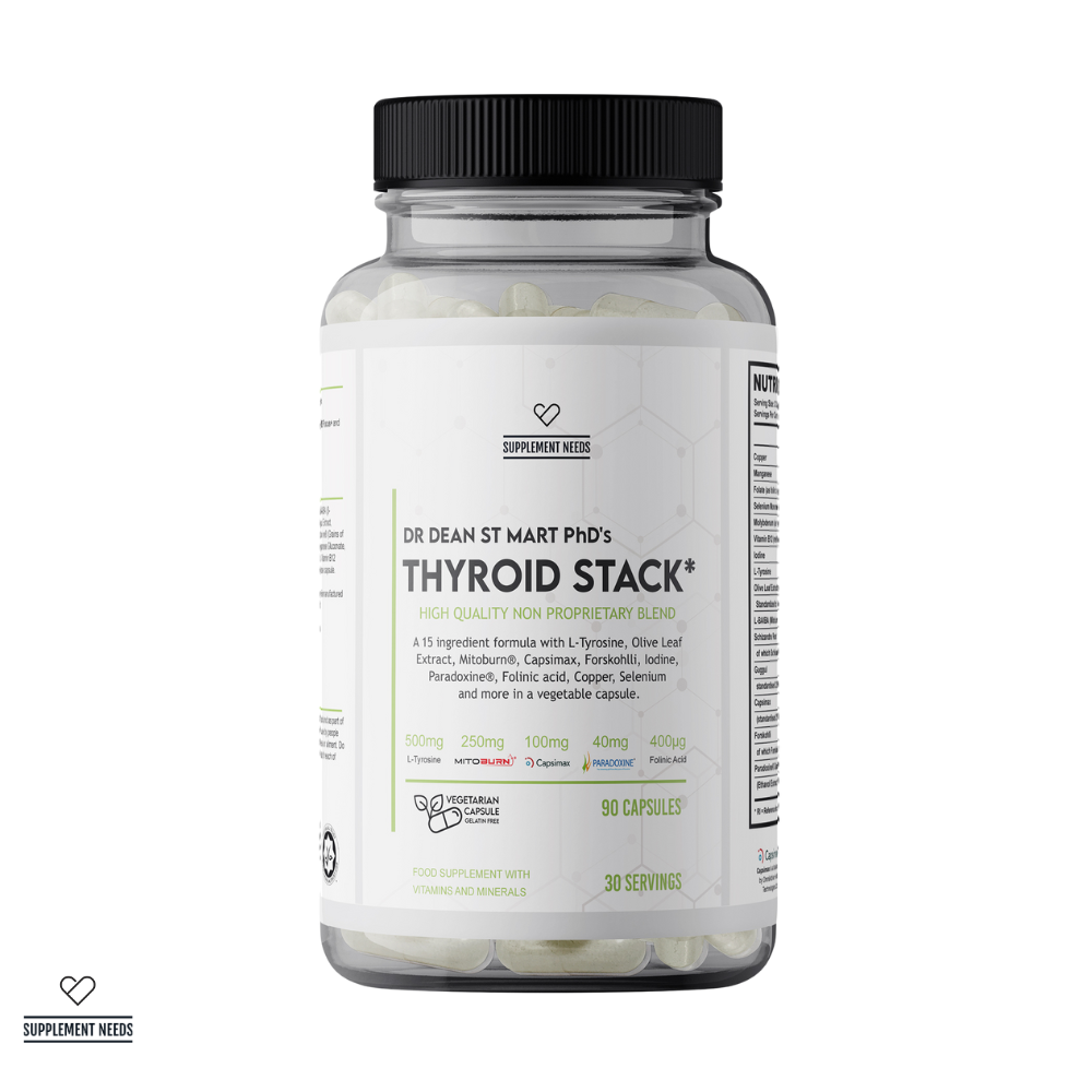 مکمل‌های تیروئیدSupplement Needs Thyroid Stack - 90 Capsules