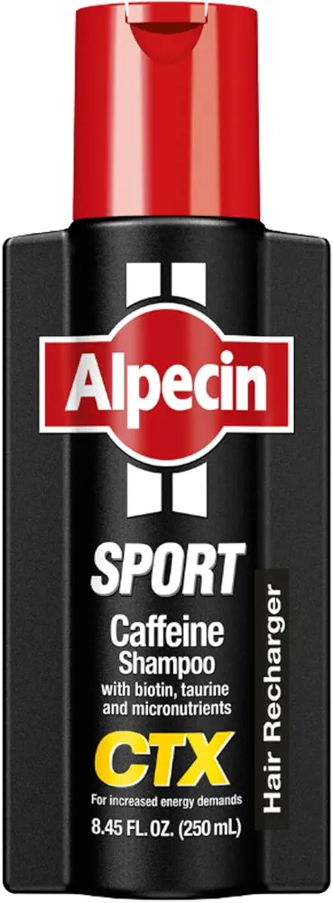 شامپو ضد ریزش مردانه انرژی آلپسین مدل Sport CTX حجم ۲۵۰ میلی لیتر