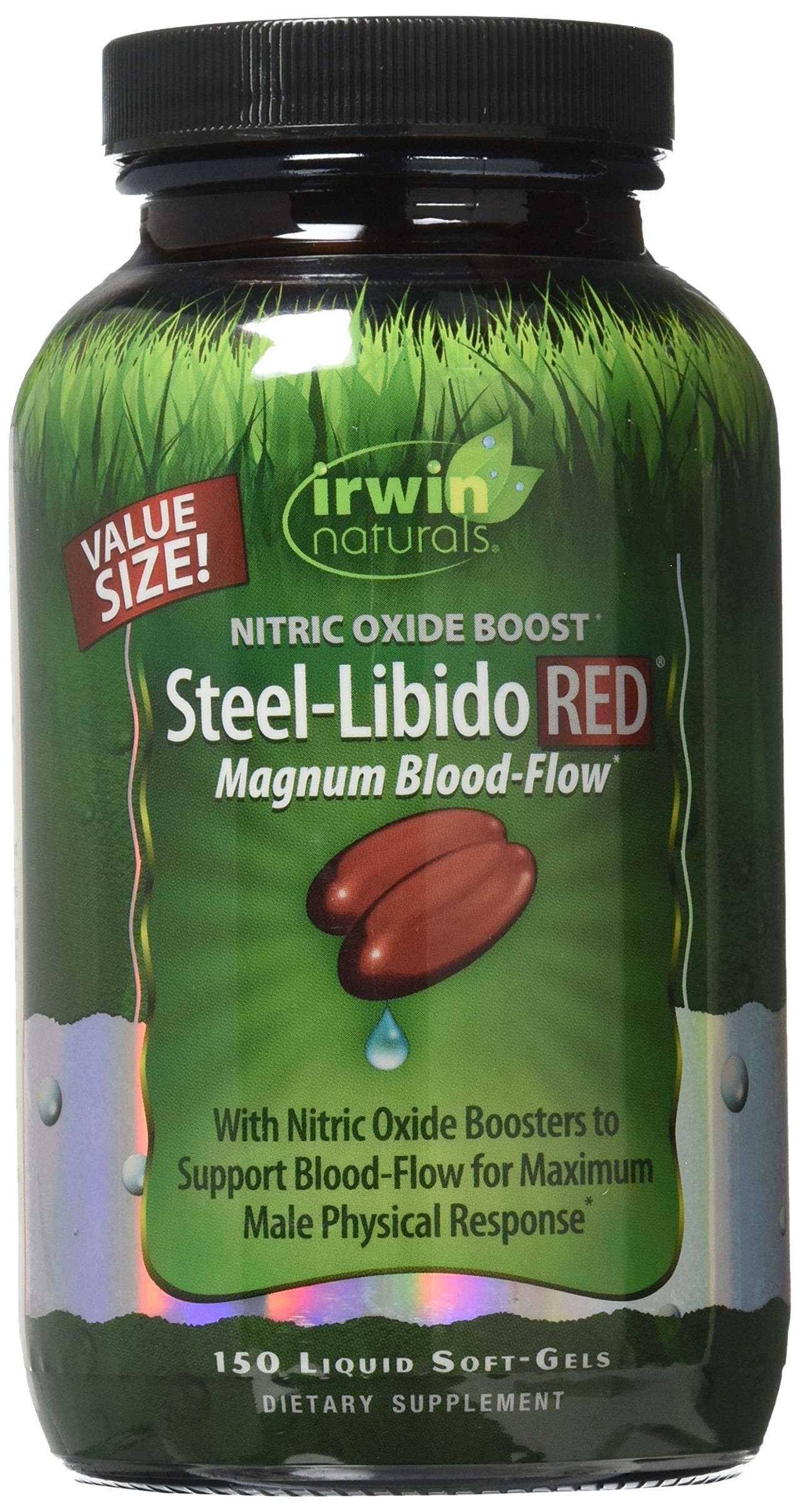 سافت ژل مولتی ویتامین آقایان Steel-Libido RED Irwin Naturals ایروین نچرالز۱۵۰تایی