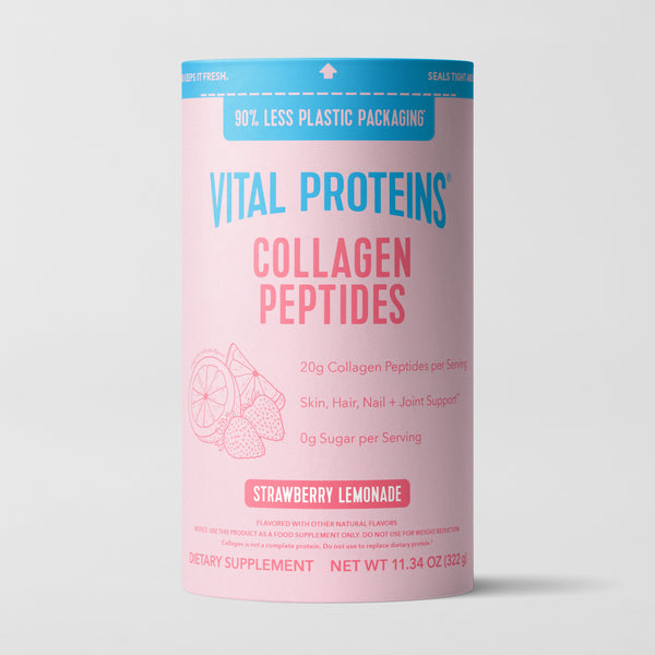 پپتیدهای کلاژن لیموناد توت فرنگیStrawberry Lemonade Collagen Peptides