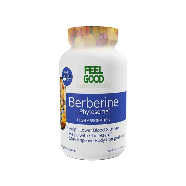 قرص بربرین فیل گود آمریکا ۱۲۰عددی Feel Good Berberine Phytosome Capsule