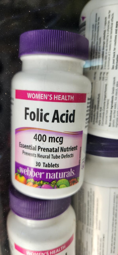 فولیک اسید وبر نچرالز ۴۰۰ میکروگرم – ۳۰ عددWebber Naturals Folic Acid 400 mcg – 30 Tablets
