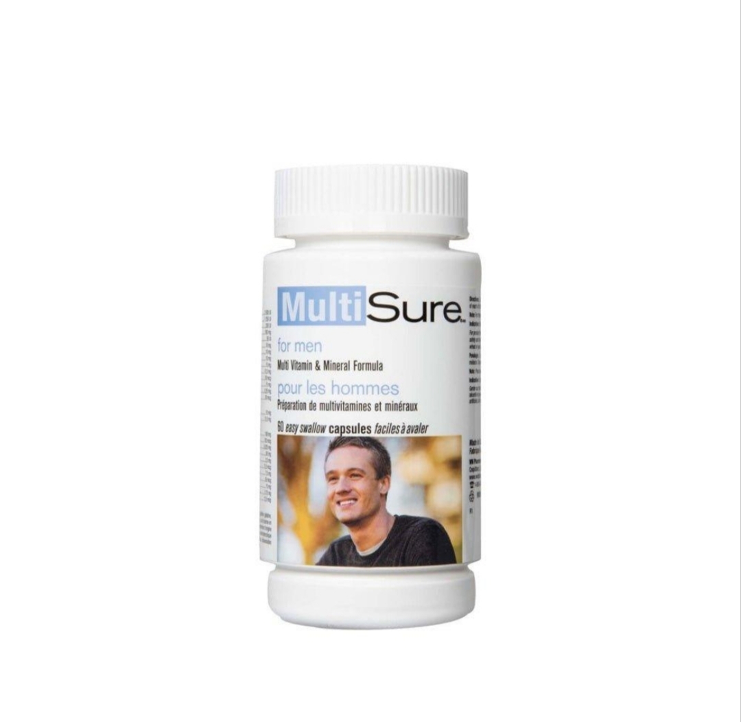 مولتی ویتامین مردانه وِبر نچرالز مولتیشور ۶۰ عددی | Webber Naturals MultiSure Men’s Multivitamin