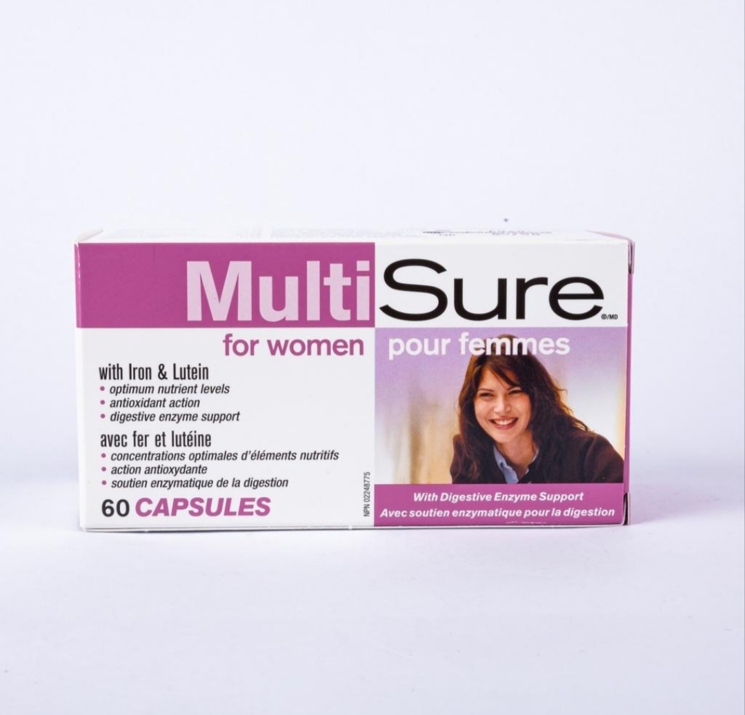 مولتیشور بانوان وبر نچرالز |۶۰عددی Webber Naturals MultiSure Women
