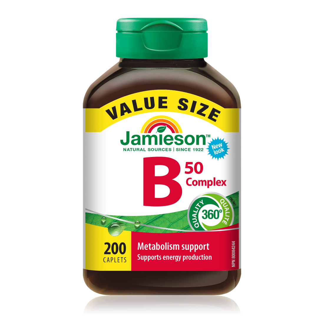 ویتامین B50 کمپلکس جیمیسون ۲۰۰ عددی Jamieson B50 Complex – 200 Tablets