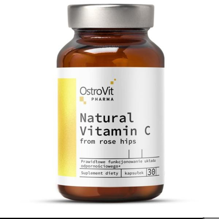 ویتامین C طبیعی استروویت ۳۰ کپسول | OstroVit Natural Vitamin C From Rose Hips