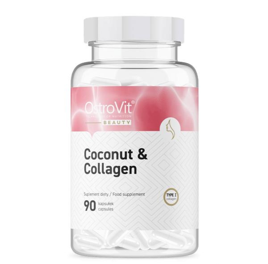 کوکونات کلاژن استروویت ۹۰ کپسول | OstroVit Coconut Collagen