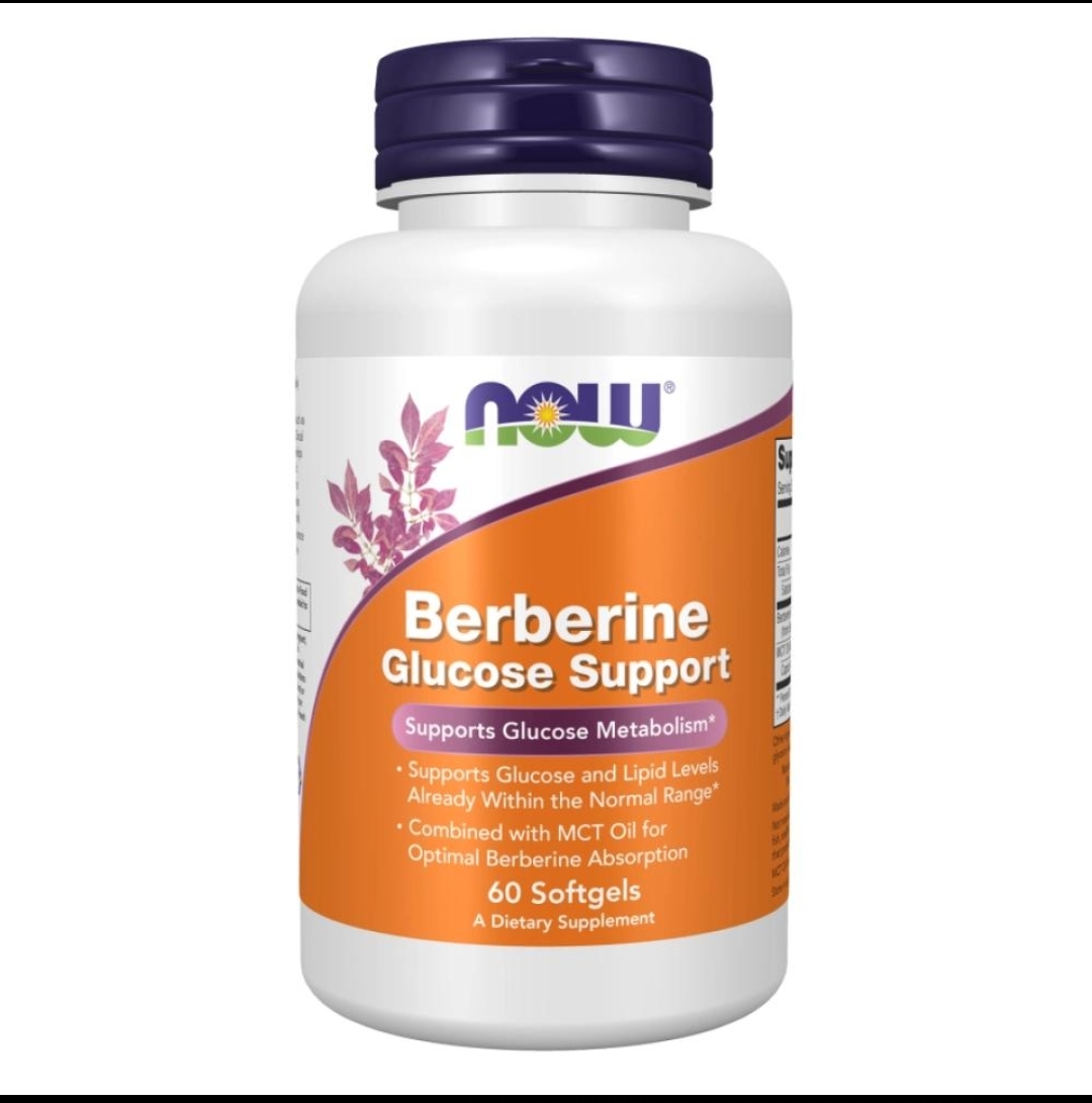 بربرین گلوکوز ناو | NOW Berberine Glucose 60 عددی