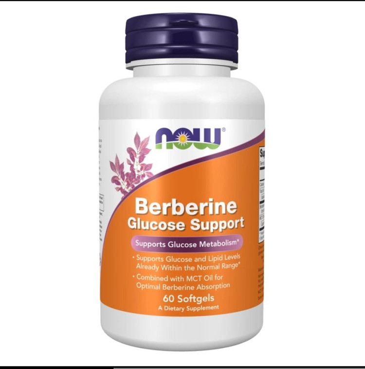 بربرین گلوکوز ناو | NOW Berberine Glucose 60 عددی
