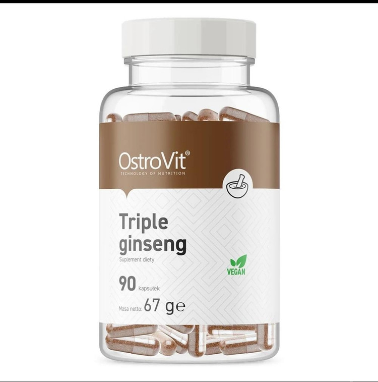 تریپل جینسینگ استروویت ۹۰ عددیOstroVit Triple Ginseng