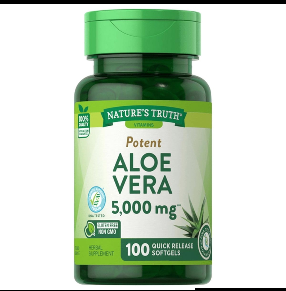 ۰آلوئه‌ورا ۵۰۰۰ میلی‌گرم Nature’s TruthAloe Vera 5000 mg
