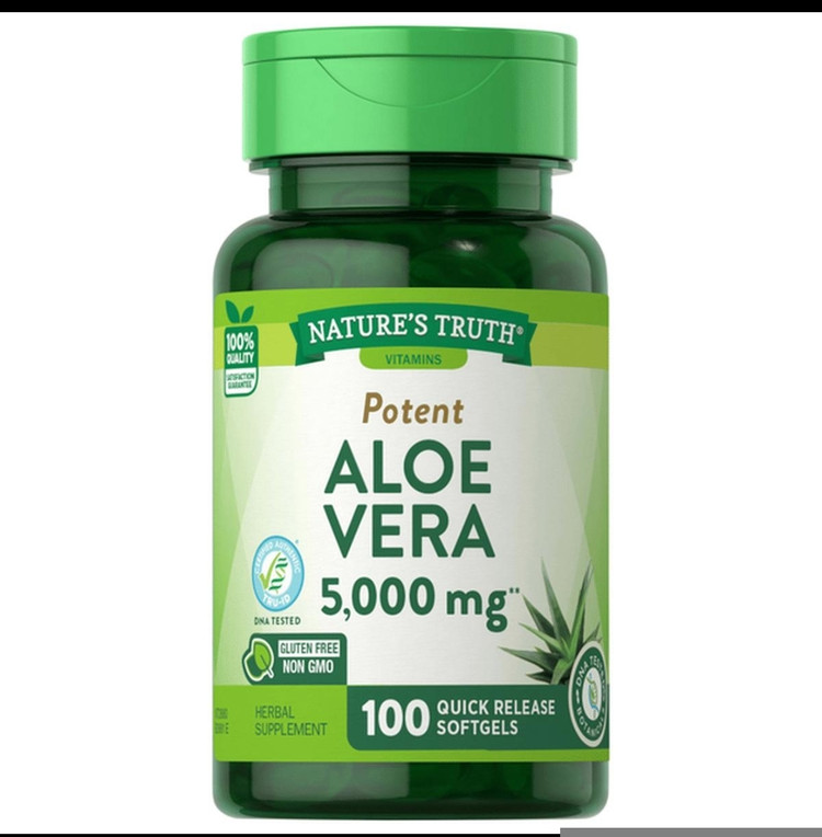 ۰آلوئهورا ۵۰۰۰ میلیگرم Nature’s TruthAloe Vera 5000 mg