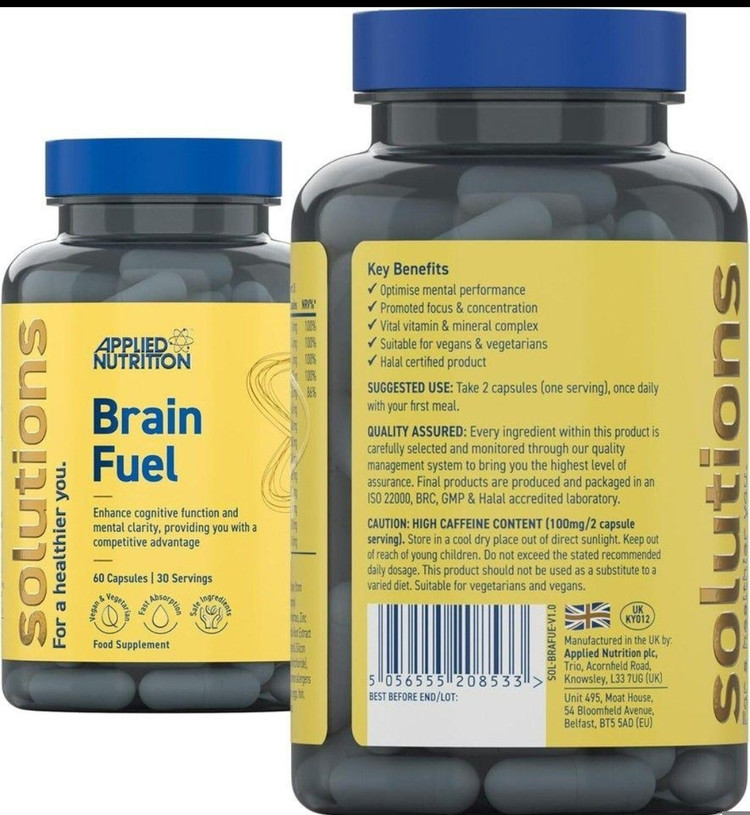 برین فیول (Brain Fuel) – اپلاید نوتریشن | ۶۰ عددی
