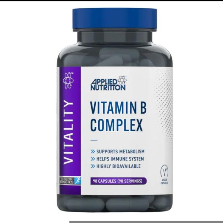 ویتامین B کمپلکس اپلاید نوتریشن ۹۰ عددیApplied Nutrition Vitamin B Complex – 90 Capsules