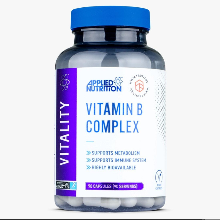 ویتامین B کمپلکس اپلاید نوتریشن ۹۰ عددیApplied Nutrition Vitamin B Complex – 90 Capsules