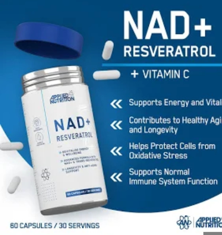 NAD+ Resveratrol اپلاید نوتریشن | 60 کپسول
