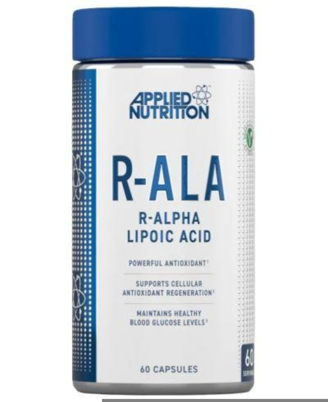 R-ALA اپلاید نوتریشن | 200 میلیگرم | 60 کپسولApplied Nutrition R-Ala 60 caps