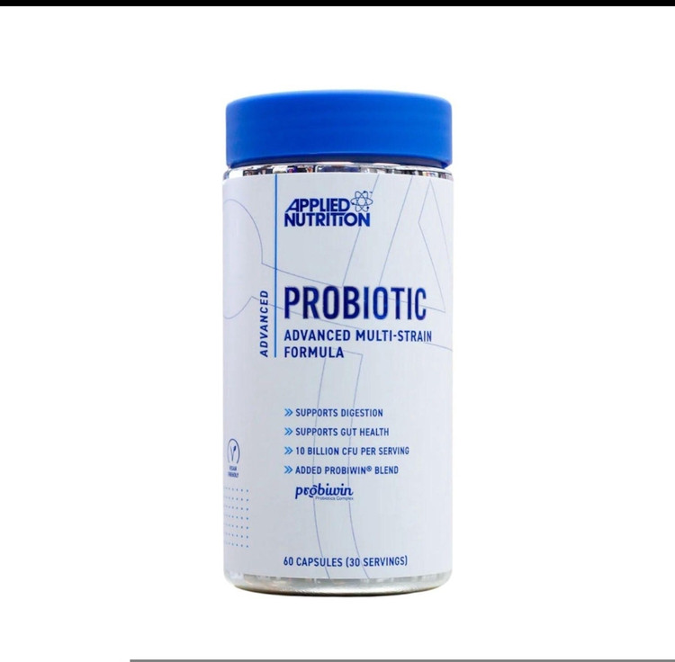 پروبیوتیک اپلاید نوتریشن | ۶۰ کپسولApplied Nutrition Probiotic Advanced Multi-Strain Formula 60