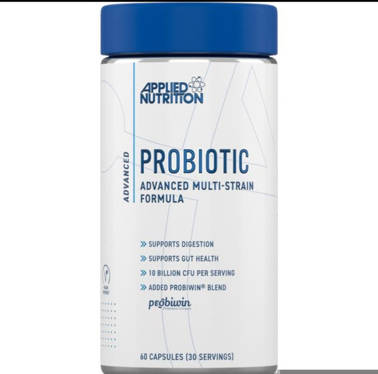 پروبیوتیک اپلاید نوتریشن | ۶۰ کپسولApplied Nutrition Probiotic Advanced Multi-Strain Formula 60