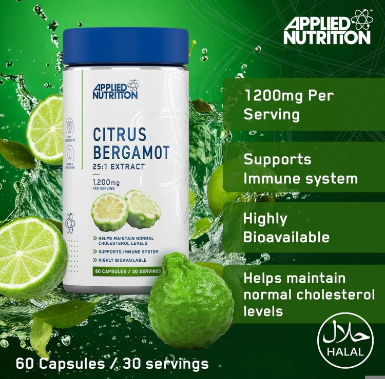 Citrus Bergamot اپلاید نوتریشن | ۱۲۰۰ میلیگرم | ۶۰ کپسولNutrition Citrus Bergamot 60 caps