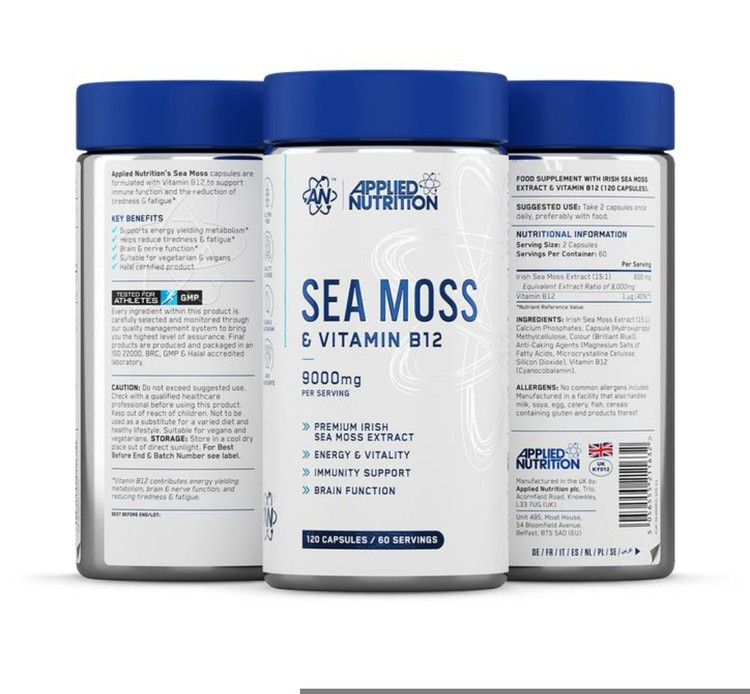 سی موس (Sea Moss) – Applied Nutrition | ۱۲۰ عددی