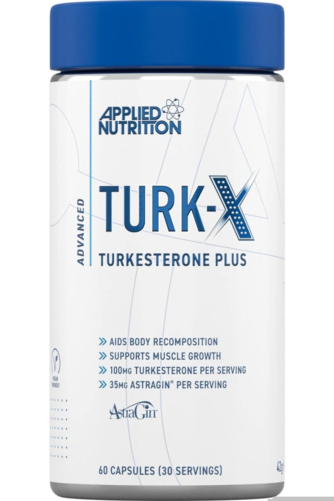 ترکسترون اپلاید نوتریشن – ۶۰ عددی Applied Nutrition TURK-X Turkesterone Plus