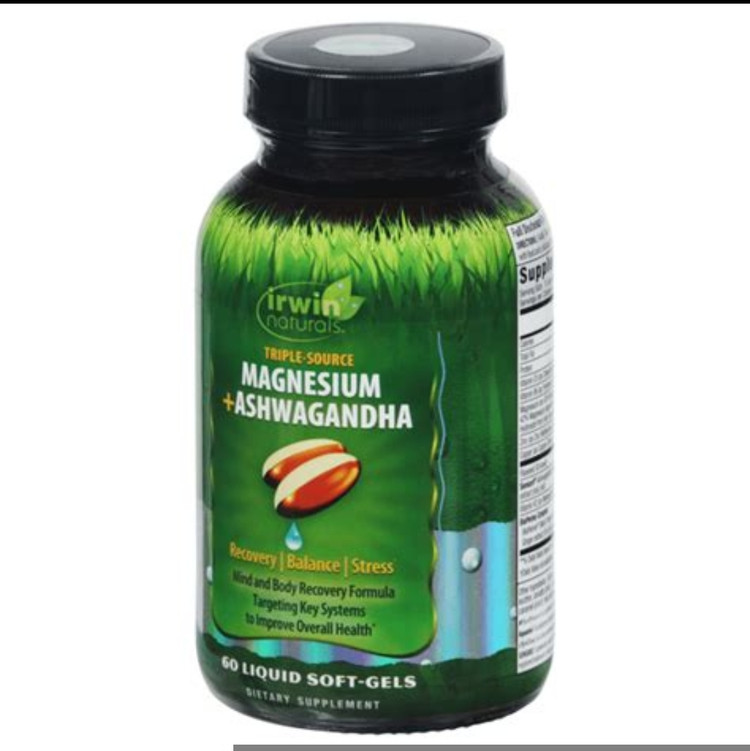 💊 منیزیم + آشواگاندا اروین نچرالز – ۶۰ عددیTriple-Source Magnesium + Ashwagandha