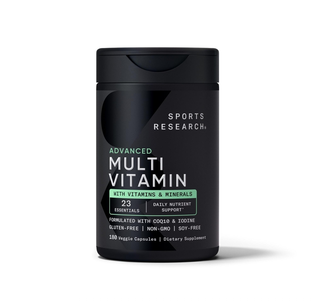 مولتی‌ویتامین ادونس اسپرتس ریسرچ – ۱۸۰ عددیSports Research Advanced Multivitamin