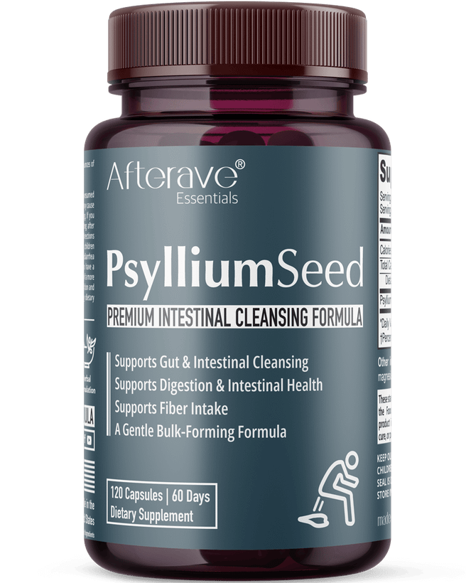 سیلیوم سید افترایو – ۱۲۰ عددیAfterave Essentials PsylliumSeed
