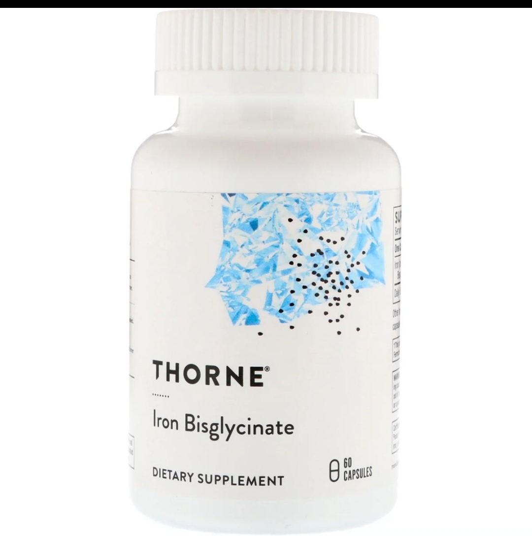 آهن بیس‌گلیسینات تورن – ۶۰ کپسولThorne Iron Bisglycinate