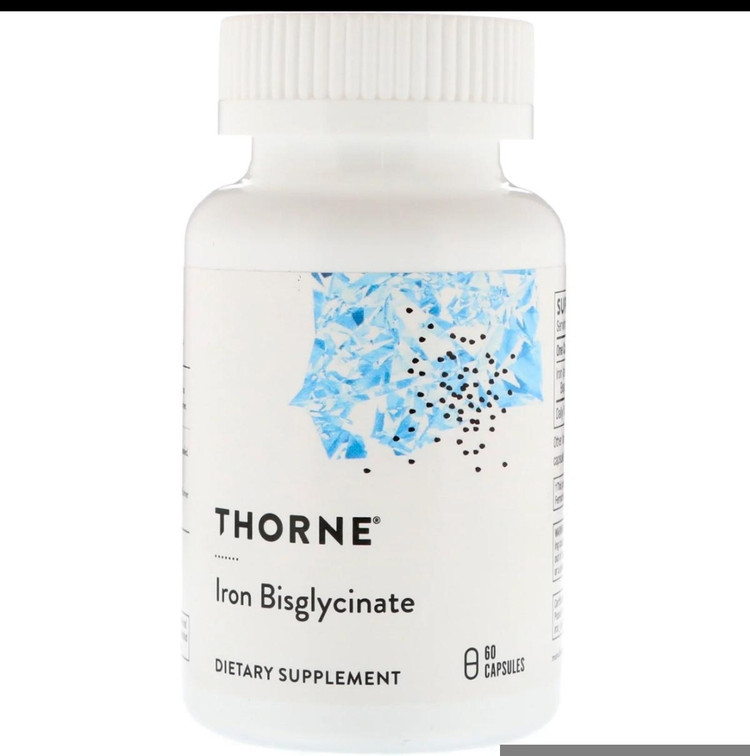 آهن بیسگلیسینات تورن – ۶۰ کپسولThorne Iron Bisglycinate