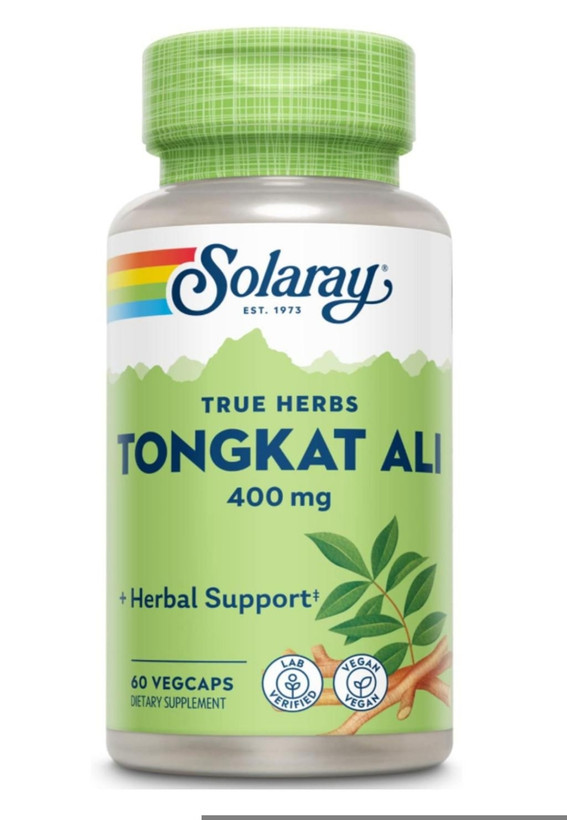 تونگکات علی سولارای ۴۰۰ میلیگرم – ۶۰ عددیSolaray Tongkat Ali 400 mg