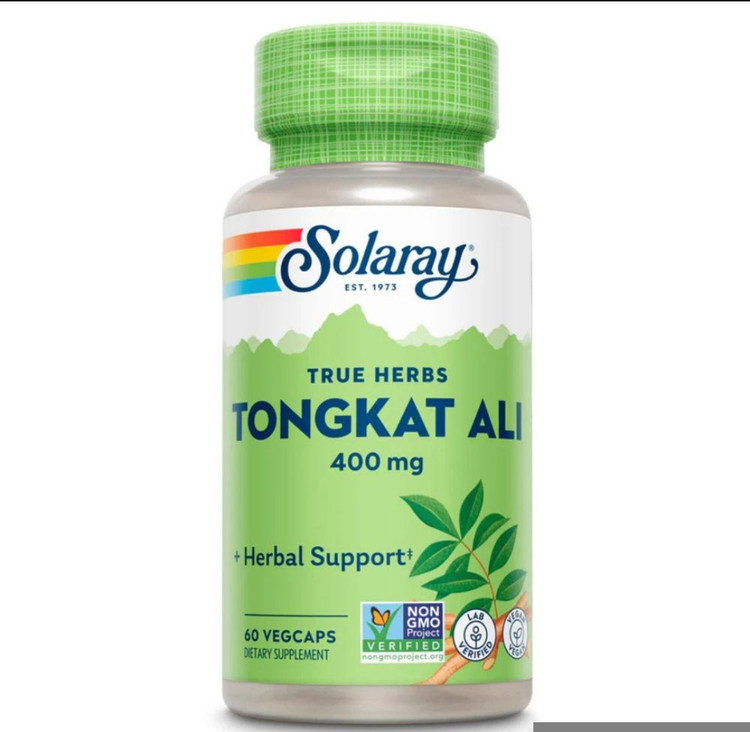 تونگکات علی سولارای ۴۰۰ میلیگرم – ۶۰ عددیSolaray Tongkat Ali 400 mg