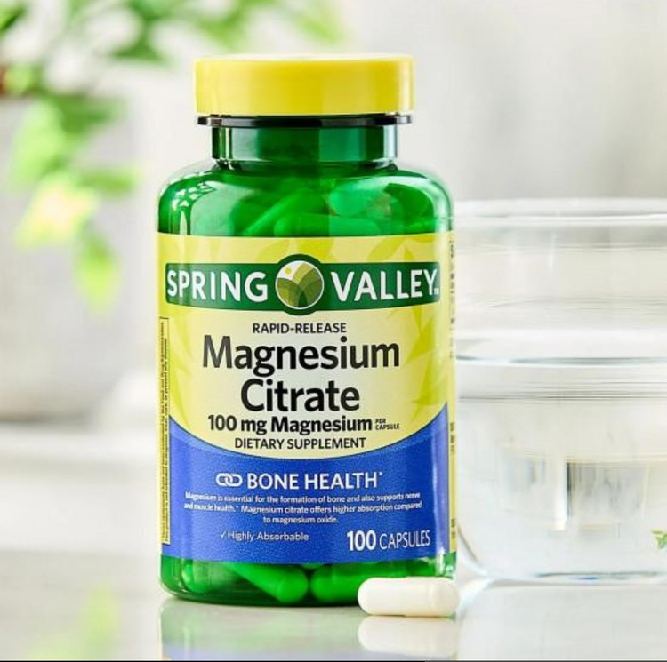 منیزیم سیترات Spring Valley – ۱۰۰ عددSpring Valley Magnesium Citrate