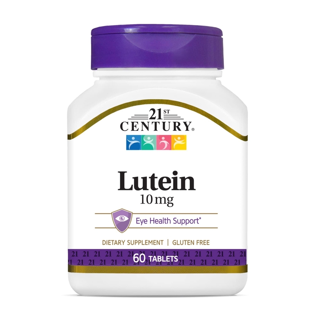 لوتئین 21st Century – ۱۰ میلی‌گرم، ۶۰ عددی21st Century Lutein 10 mg