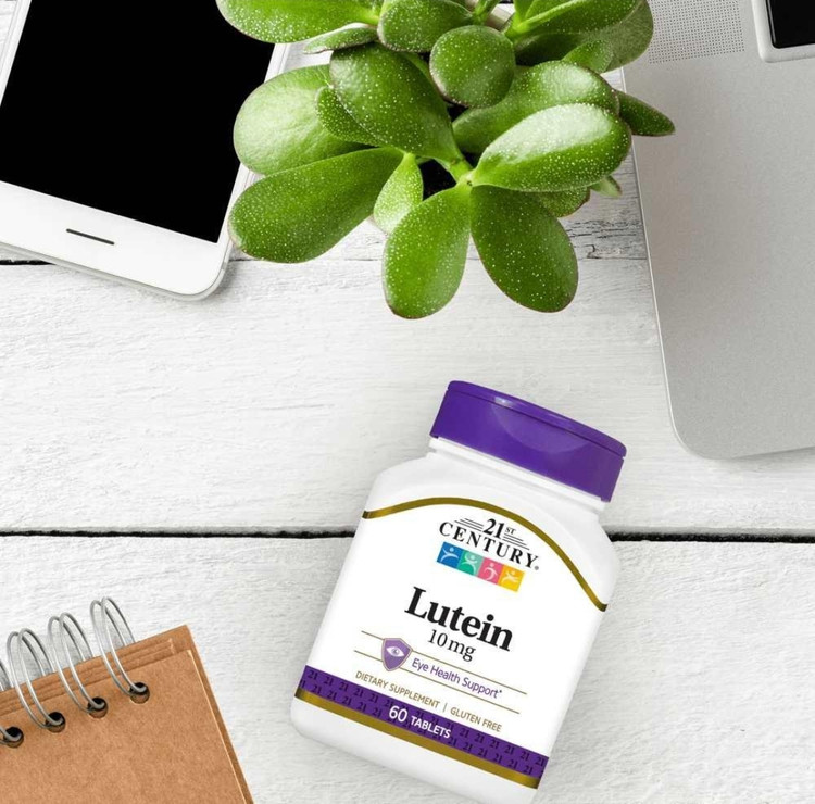 لوتئین 21st Century – ۱۰ میلیگرم، ۶۰ عددی21st Century Lutein 10 mg