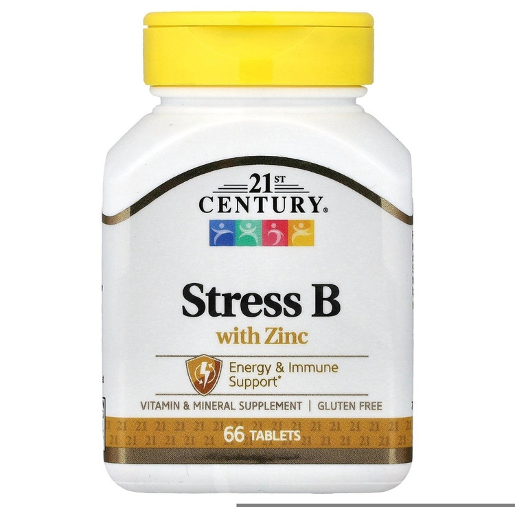 استرس B با زینک 21st Century – ۶۶ عددیStress B with Zinc