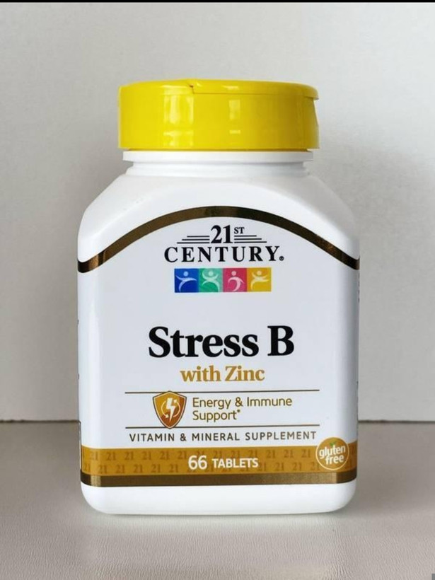 استرس B با زینک 21st Century – ۶۶ عددیStress B with Zinc