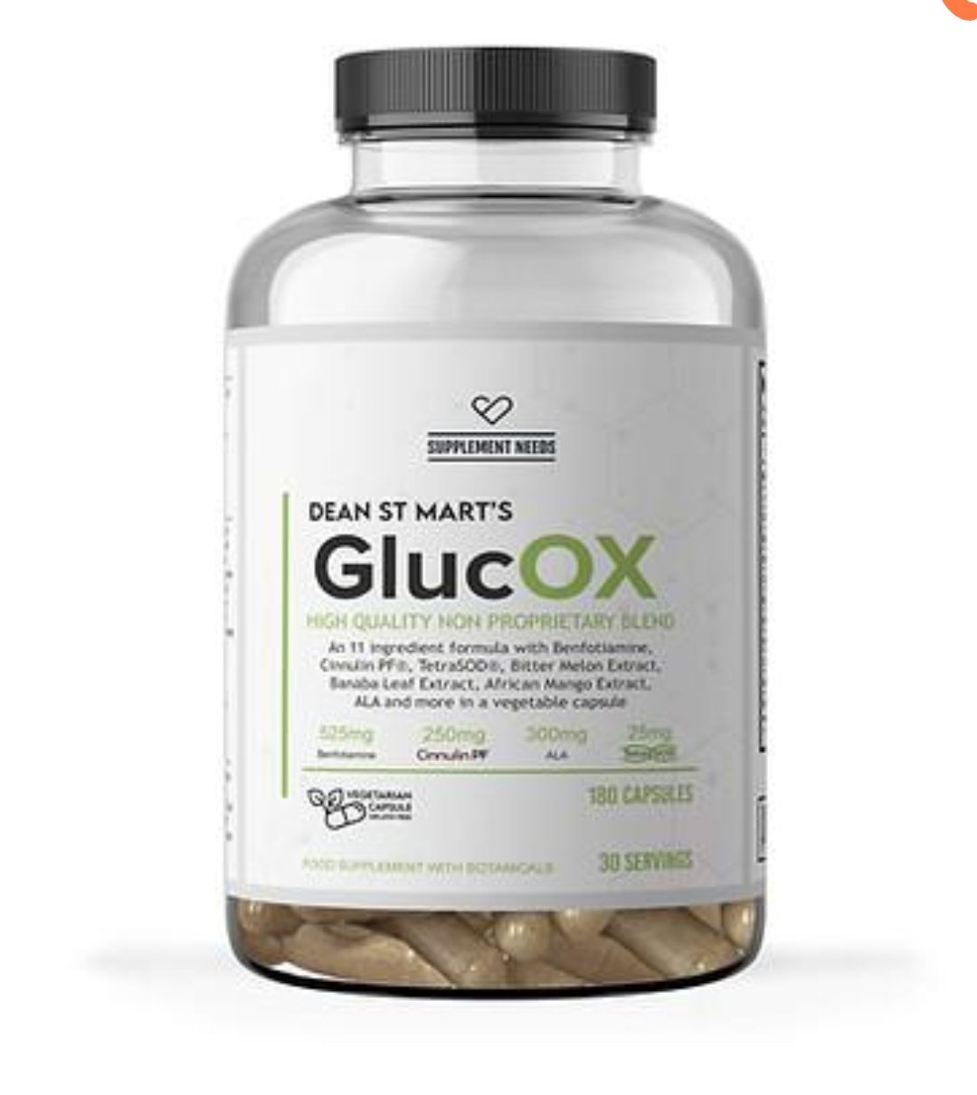 GlucOX ساپلمنت نیدز – ۱۸۰ کپسولSupplement Needs GlucOX