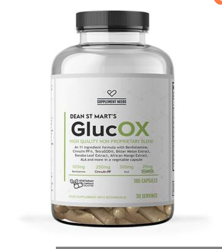 GlucOX ساپلمنت نیدز – ۱۸۰ کپسولSupplement Needs GlucOX