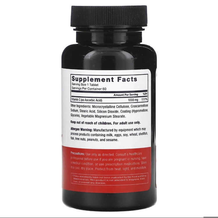 ویتامین C ۱۰۰۰ میلیگرم ۶۰ عددی — Force FactorVitamin C 1000 mg