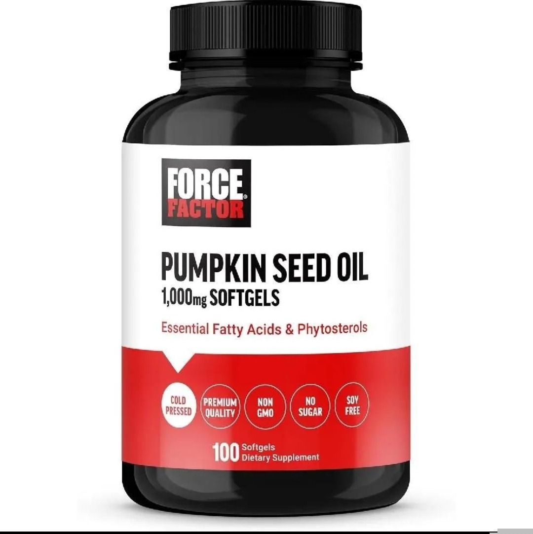 روغن هسته کدو تنبل Force Factor – ۱۰۰ سافت‌ژلPumpkin Seed Oil