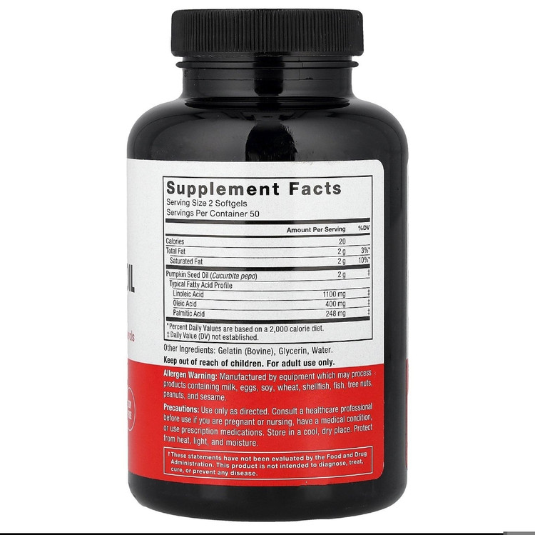 روغن هسته کدو تنبل Force Factor – ۱۰۰ سافتژلPumpkin Seed Oil