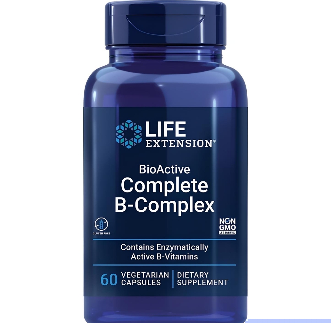 ب کمپلکس۶۰تایی BioActive — Life ExtensionB-Complex