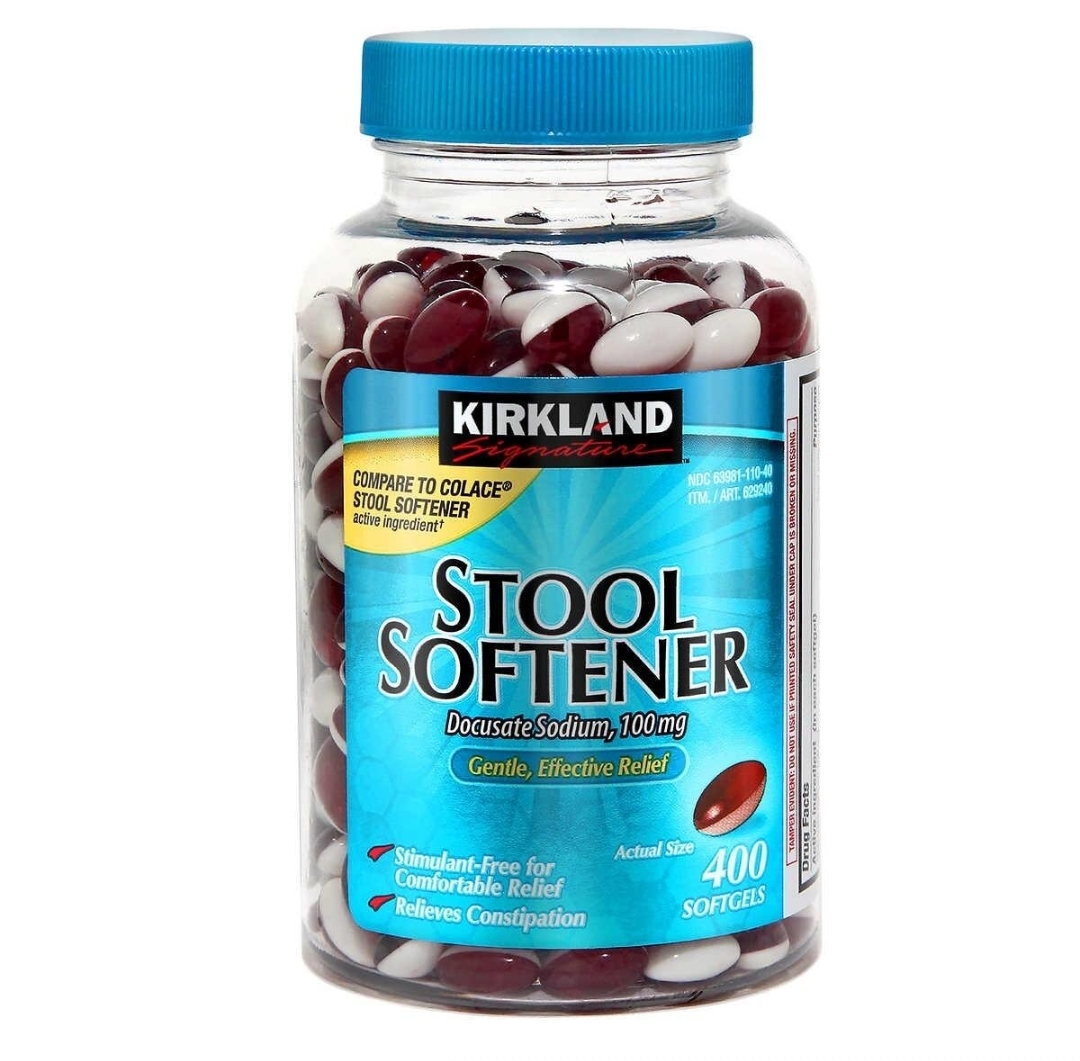 Kirkland Signature Stool Softener 100 mg – 400 Softgels